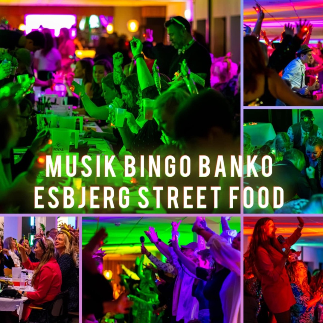 Musik bingo banko på Esbjerg Street Food