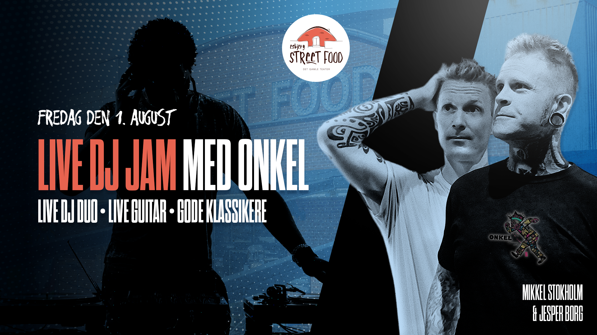 Live DJ Jam i gårdhaven hos Esbjerg Street Food