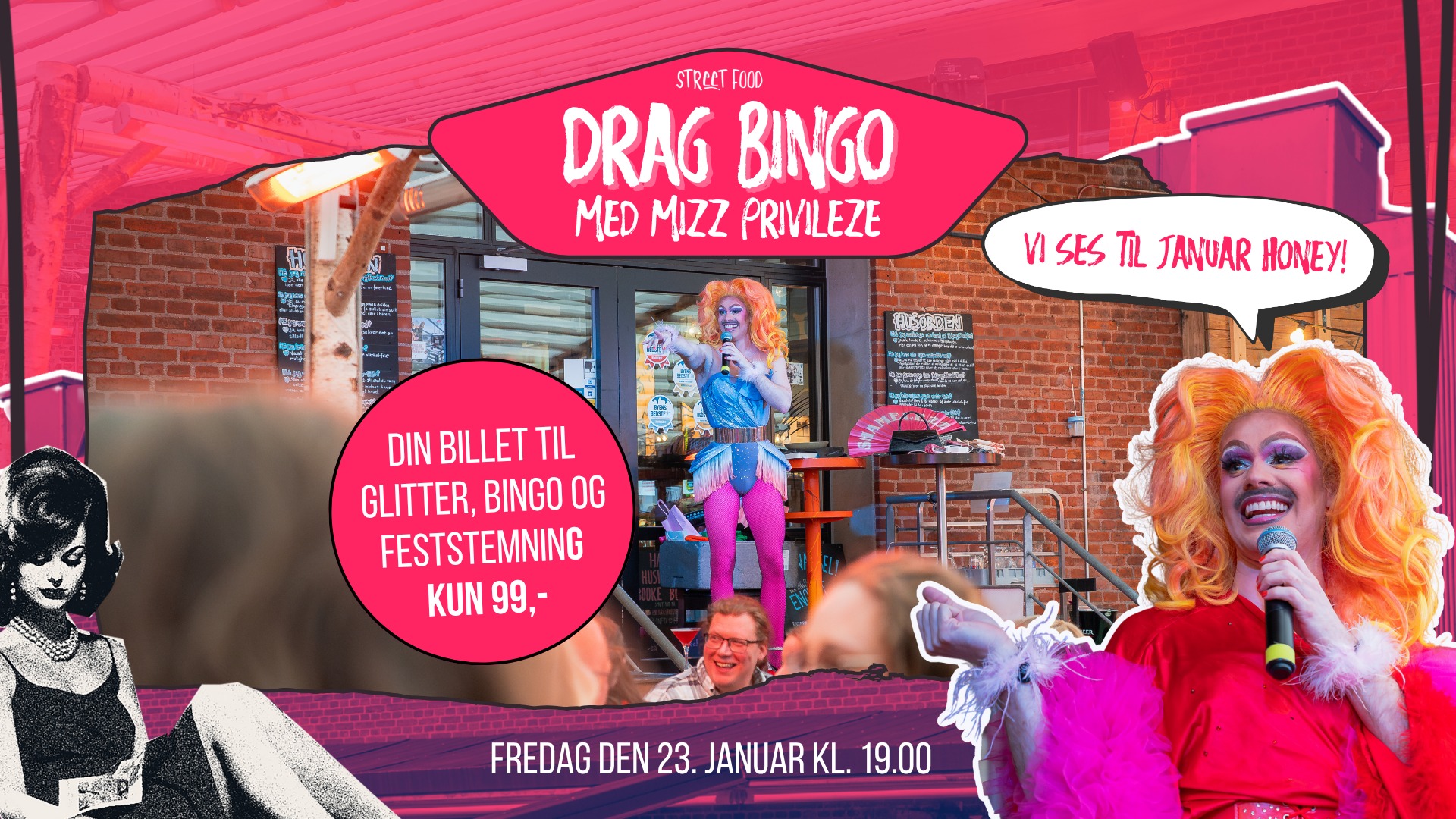 Drag bingo med Mizz Privileze