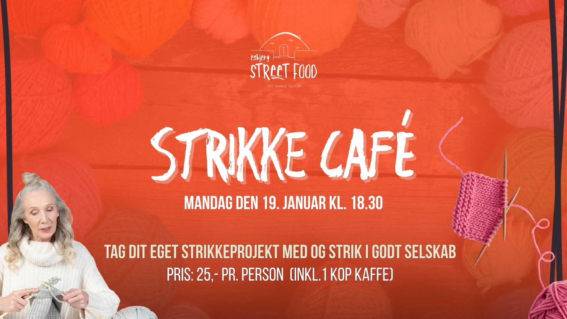 Strikke Café på Esbjerg Street Food