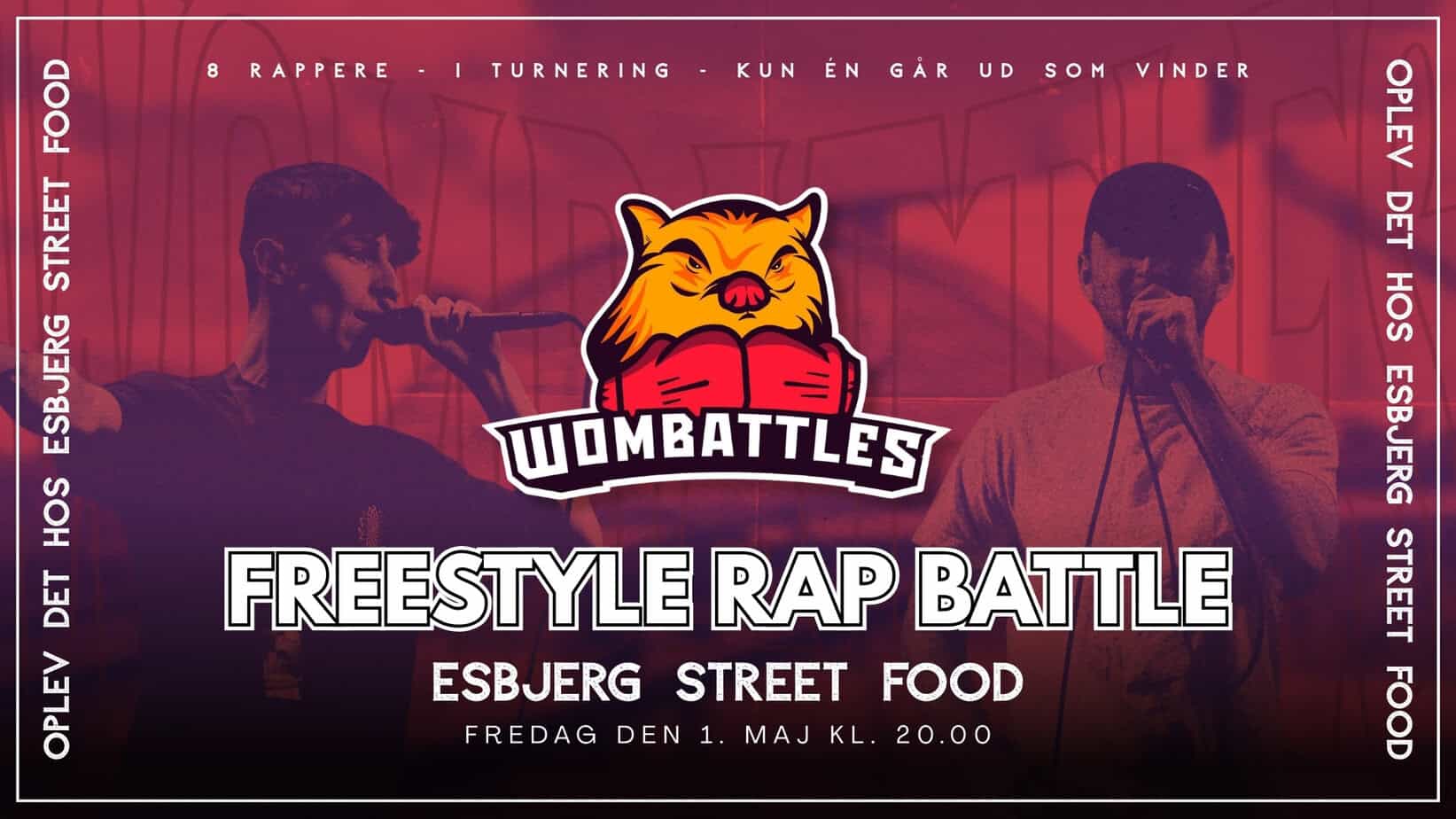 Freestyle rap på Esbjerg Street Food