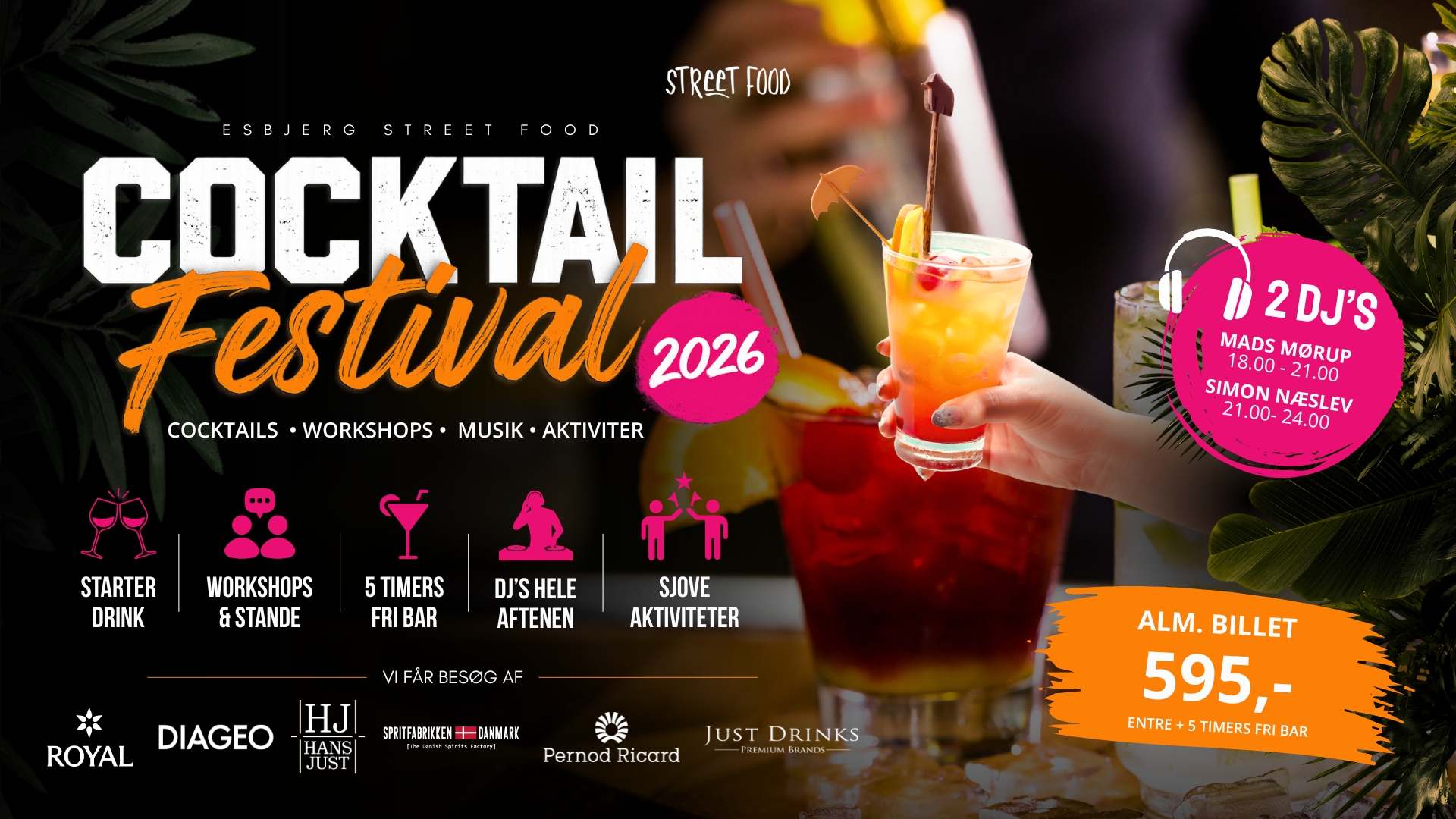 Cocktail Festival 2026 på Esbjerg Street Food